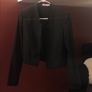 Short black blazer